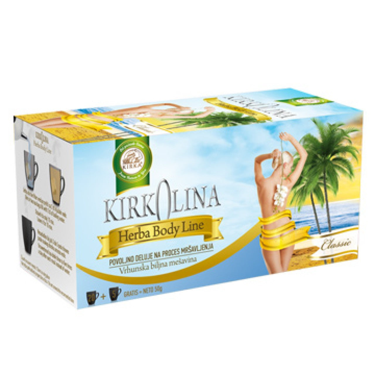 KIRKOLINA CAJ ZA MRSAVLJENJE A25 50G