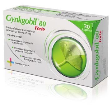 GYNKGOBIL FORTE CPS.30X80MG