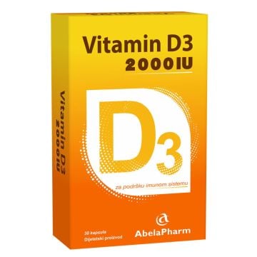 ABELA PHARM VIT D3 2000IU A30