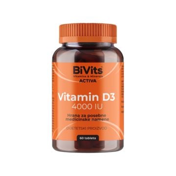 BIVITS ACT.VITAMIN D3 4000IU A60