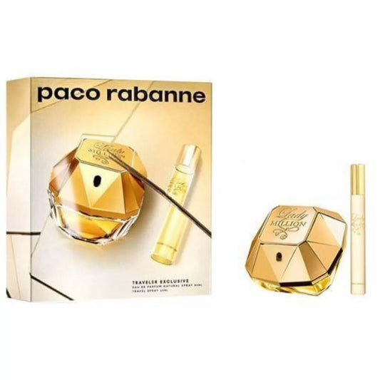 PACO RABANNE LADY MILLION (W) SET (EDP 80ML+TRAVEL SPREJ 20ML)
