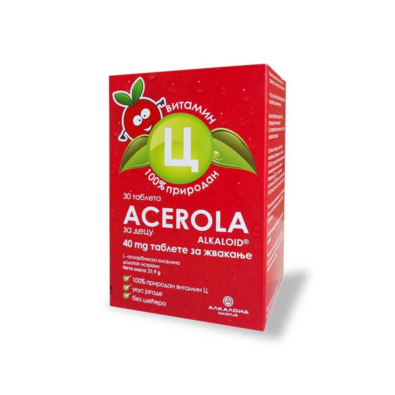 ACEROLA ALKALOID TBL.30X40MG