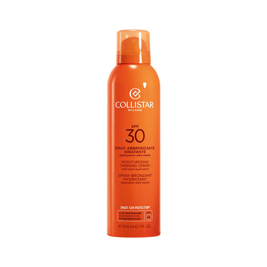 Collistar Moisturizing Tanning Spray SPF 30, water resistant